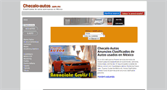 Desktop Screenshot of checalo-autos.com.mx